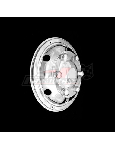 Juego de Tapacubos Delanteros de 17,5" en Acero Inoxidable para Camión