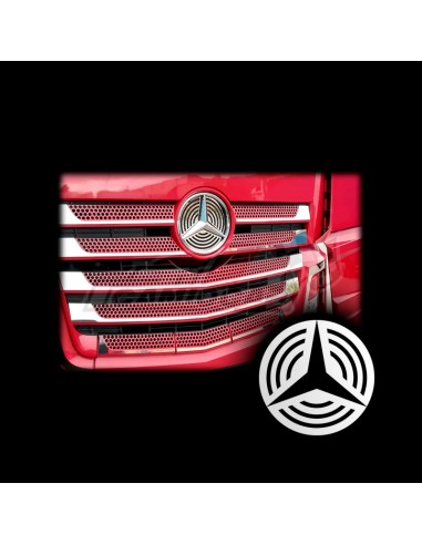 Contorno logo MERCEDES MP4 embellecedor