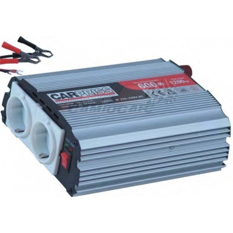 Convertidor Carpriss 12V a 230V 600W - Potencia tus dispositivos en movimiento