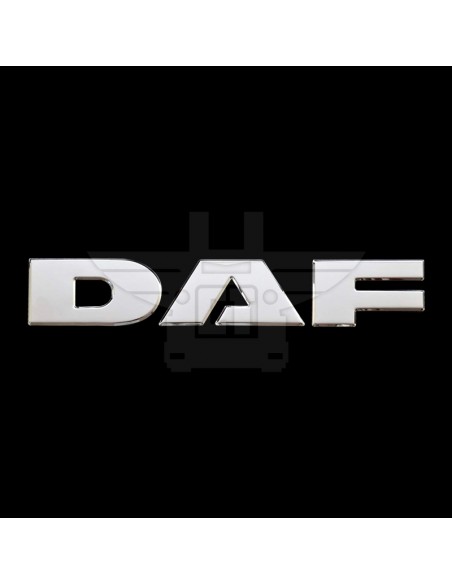 Embellecedor insignia logo con relieve (9cm alto) “DAF” | DAF XF 106