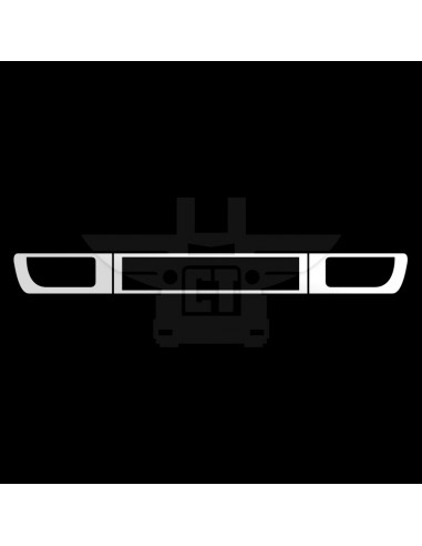 Embellecedor perfil matrícula | MERCEDES MP3