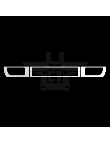 Embellecedor perfil matrícula | MERCEDES MP3