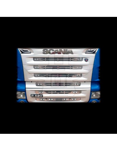 Embellecedor calandra rayada frontal | SCANIA Serie R 2004/2009