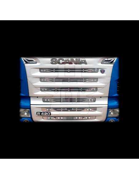 Embellecedor calandra rayada frontal | SCANIA Serie R 2004/2009