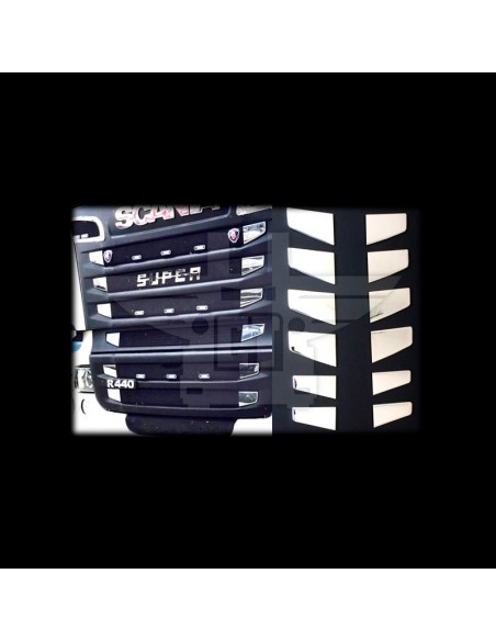 Embellecedores calandra 12 uds. | SCANIA Streamline G400
