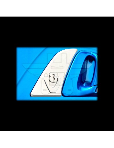 Embellecedor manetas puertas con “Logo V8” (x2) | SCANIA 1998/2016