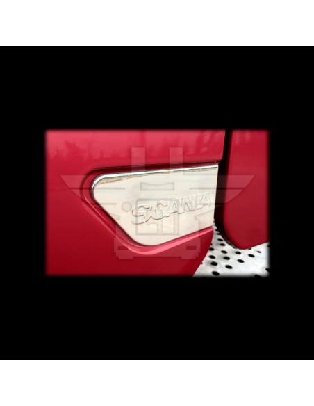 Embellecedor trapecio lateral logo Scania (x2) | SCANIA 1998/2016