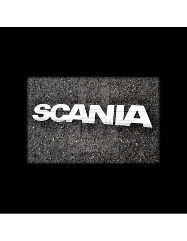 Letras Planas del Logo Scania para Modelos 1994-2004 -Acero Inoxidable