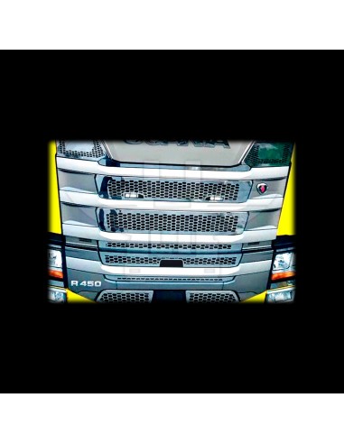Embellecedor calandra perforada frontal | SCANIA Serie R 450