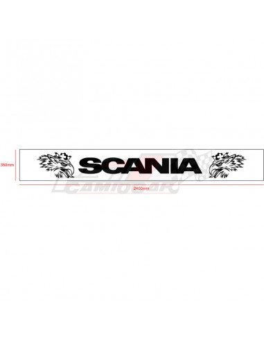 Faldón trasero SCANIA Fondo blanco