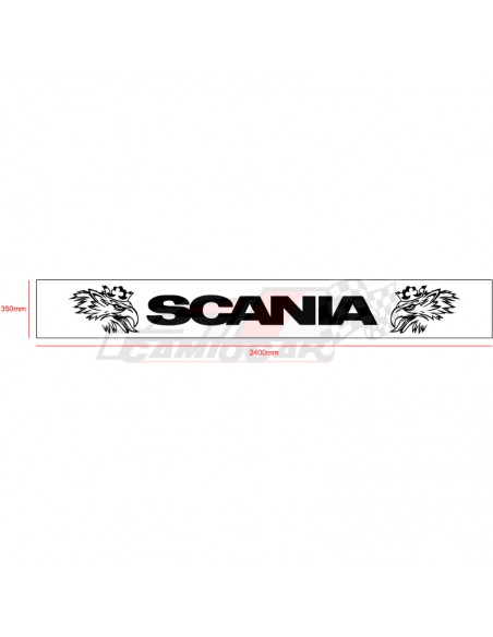 Faldón trasero SCANIA Fondo blanco