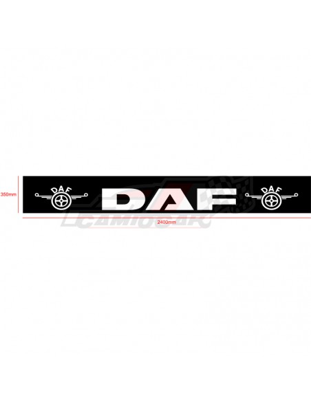 Faldón Trasero para Camiones DAF - PVC Negro 2400x380 mm