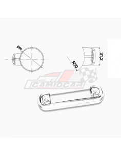 Carcasa Piloto LED Efecto Neón Rectangular Fristom FRS045PGT 2