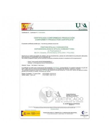 Piloto LED Rotativo Ámbar con Base Magnética y Cable de 3m Fristom