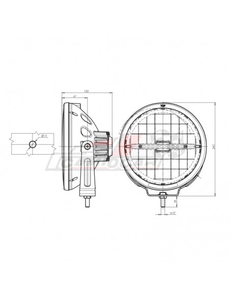 Pack 4 Faros Redondos Full LED