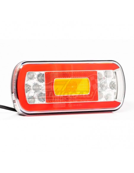 Piloto LED trasero 5/6 funciones Fristom FRS130PMLED
