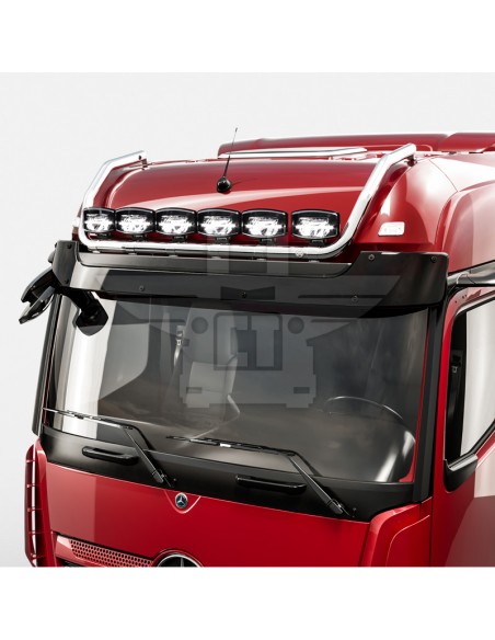 Barra baja superior portafaros inoxidable | MERCEDES MP5 Max Big