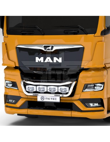 Barra frontal inferior calandra inoxidable V2| MAN TGX