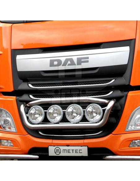 Barra frontal calandra inoxidable | DAF XF Euro 6