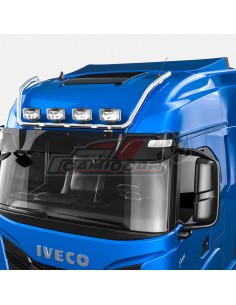 Barra extra baja superior portafaros inoxidable | IVECO S-WAY