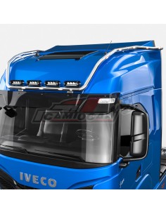 Barra extra larga baja superior portafaros inoxidable | IVECO S-WAY