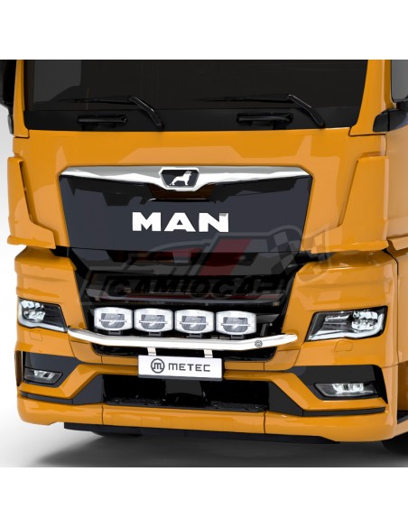 Barra frontal inferior calandra inoxidable V1| MAN TGX