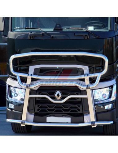 Defensa frontal completa inoxidable | RENAULT T Series Mega