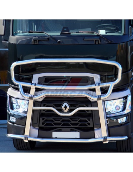Defensa frontal completa inoxidable | RENAULT T Series Mega