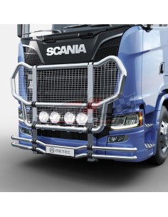 Defensa frontal con rejilla inoxidable | SCANIA S, New R, G