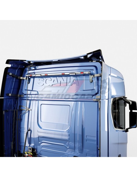 Barra superior trasera cabina inoxidable | SCANIA S, New R, G