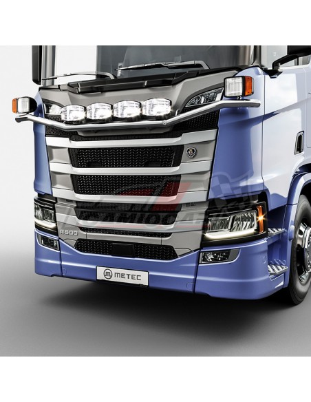 Barra frontal inferior calandra inoxidable V2 | SCANIA S, New R
