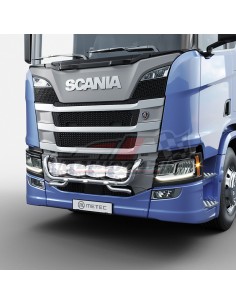 Barra frontal inferior calandra inoxidable V1 | SCANIA S, New R, P, G