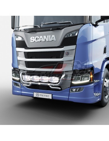 Barra frontal inferior calandra inoxidable V1 | SCANIA S, New R, P, G