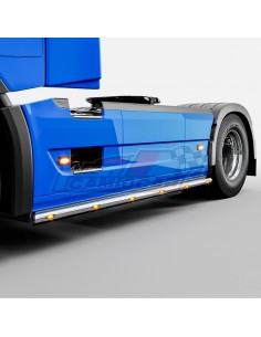 Barras laterales cabina inoxidable 6 LED| Volvo FH20