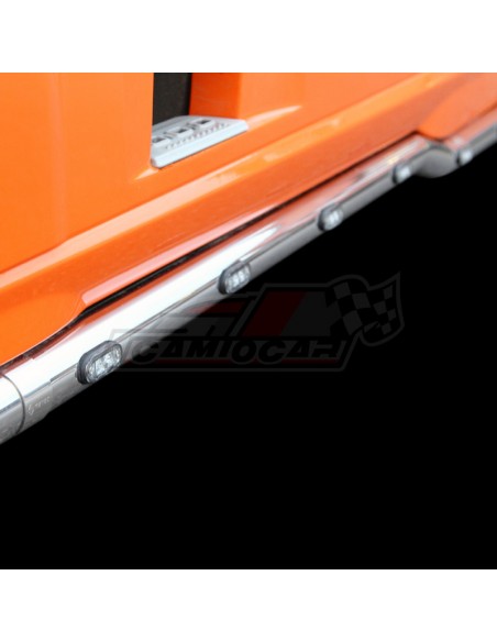 Barras laterales cabina inoxidable 7 LED | DAF XF Euro 6