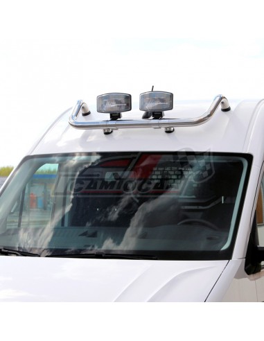 Barra superior portafaros inoxidable | Volkswagen Crafter 2017