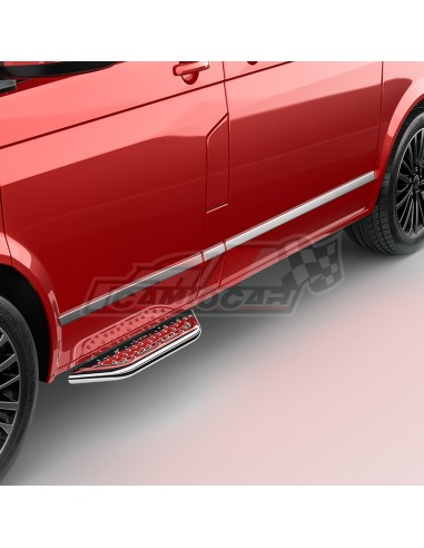 Estribo lateral frontal inoxidable | Volkswagen T5 T6