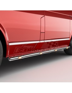 Barras laterales inoxidables | Volkswagen T5 T6 Wb 3000mm 2