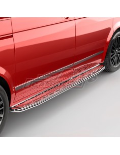 Estribo lateral largo inoxidable | Volkswagen T5 T6 Wb 3000mm