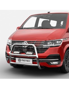 Defensa alta frontal inoxidable | Volkswagen T6