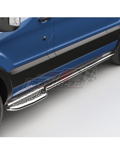 Estribo lateral frontal inoxidable | Ford Transit (desde 2014)