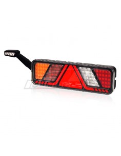 Piloto LED Trasero 6 Funciones con Cuerno Fristom FR700146LLED