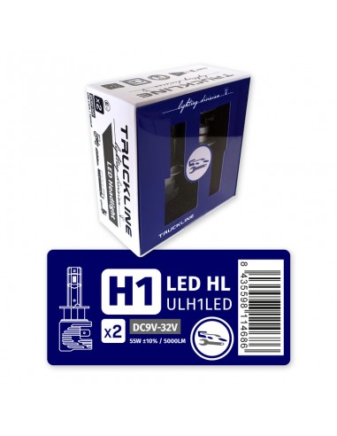 KIT ILUMINACION H1 LED TRUCKLINE 8/48V